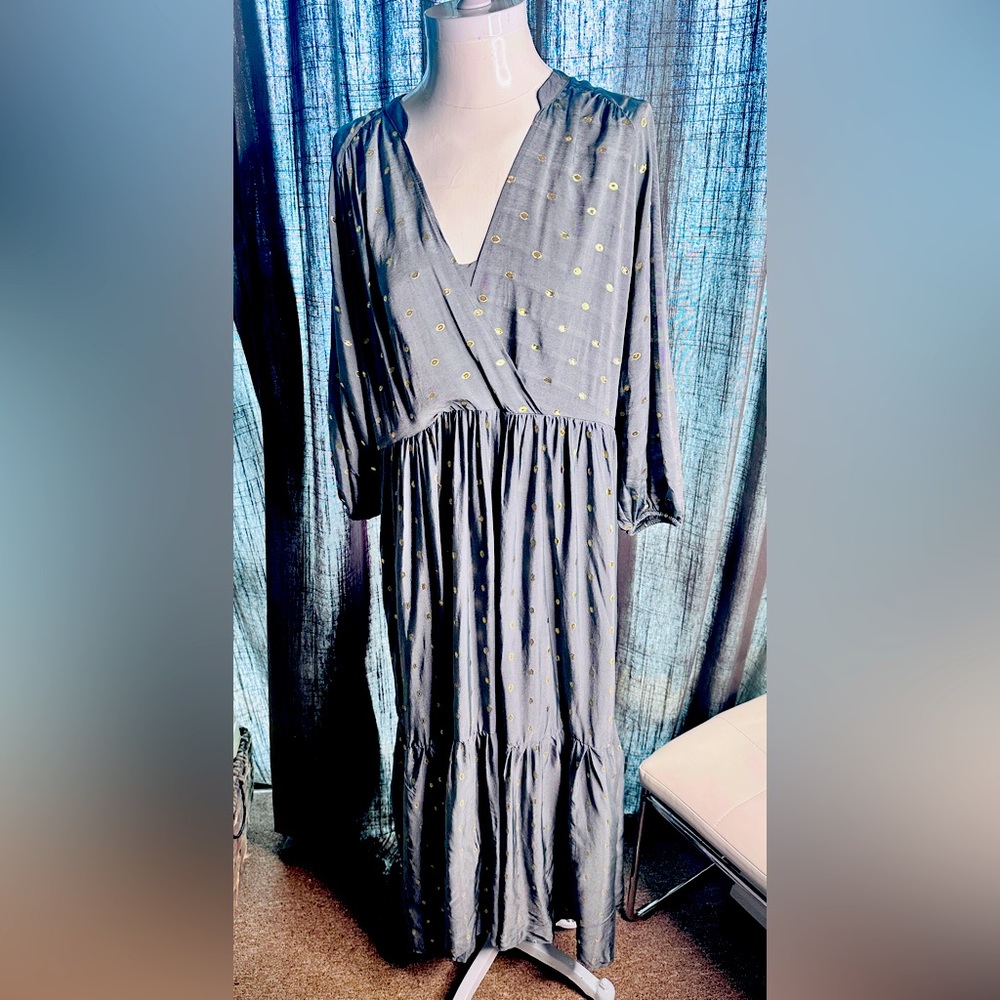 Antropologie Napoli Tiered maxi Dress